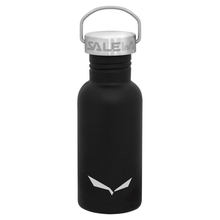 Salewa Aurino Stainless Steel Water Bottle (lightweight, robust material) 500ml black