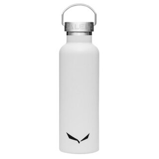 Salewa Valsura Insulated Stainless Steel Water Bottle (double-wall insulation, keeps cold/hot for hours) 650ml white