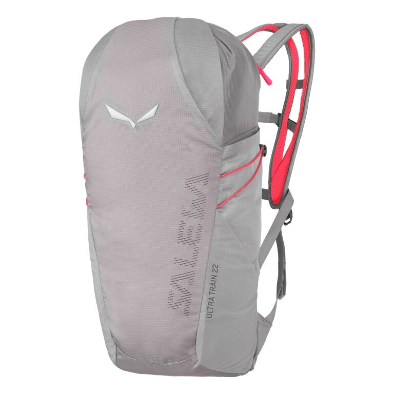 Salewa Hiking Backpack Ultra Train (Dry Back Contact System) light grey - 22 Litres