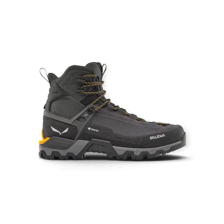 Salewa MTN Trainer 3 Tech Mid GTX Hiking Boots (Excursion Mountain Boots, Suede, Waterproof) black Ladies