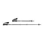 Salewa Puez Aluminum Pro Walking Poles (Telescopic Poles, Lightweight, Adjustable Height) Black - 2 Pieces