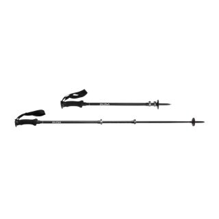 Salewa Puez Aluminum Pro Walking Poles (Telescopic Poles, Lightweight, Adjustable Height) Black - 2 Pieces