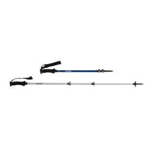 Salewa Puez Aluminum Pro Trekking Poles (Telescopic, lightweight, height-adjustable) white/blue - 2 pieces