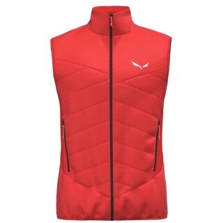 Salewa Outdoor Vest Ortles Hybrid TirolWool® Responsive (warm, windproof, water-repellent) flame red Men