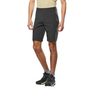 Salewa Softshell Hiking Trousers Puez Talveno DST (4-Way Stretch, Quick-Drying) Short Black Men's