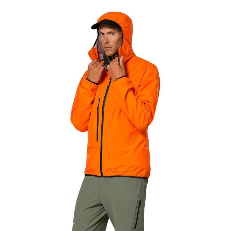 Salewa Softshell Jacket Agner 3 PTX 3L (windproof, waterproof, compressible) orange men's
