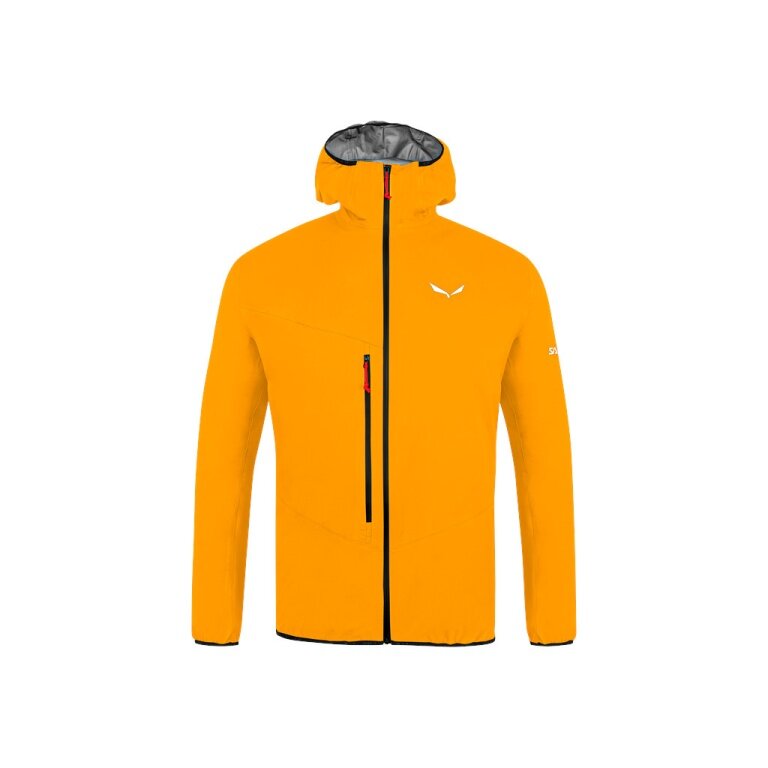 Salewa Softshell Jacket Agner 2 3L Powertex (windproof, waterproof, compressible) yellow men's