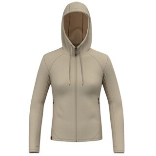 Salewa Fanes Merino Hooded Jacket (2-Way Stretch) beige/sand brown Ladies