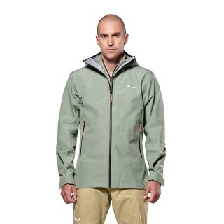 Salewa Puez Gore-Tex 3-Layer EPE Hiking Jacket (Hardshell Jacket, Windproof, Waterproof) Shadow Green Men's