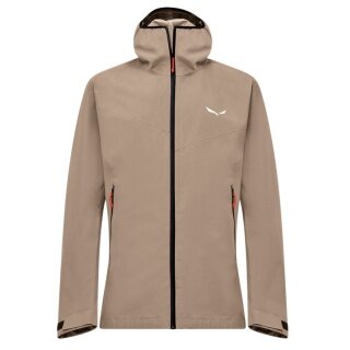 Salewa Puez Gore-Tex 3-Layer EPE Hiking Jacket (Hardshell Jacket, Windproof, Waterproof) Sand Brown Men's