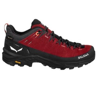 Salewa Alp Trainer 2 GTX Hiking Shoes (Alpine, Suede, Waterproof) red/black Ladies
