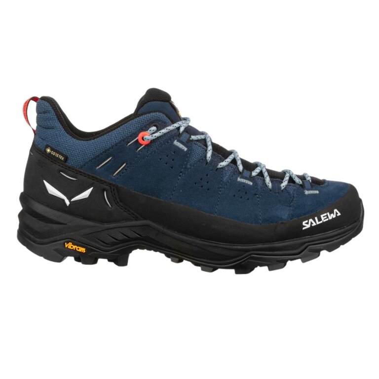 Salewa Alp Trainer 2 GTX Hiking Shoes (Alpine, Suede, Waterproof) denim blue/black Ladies