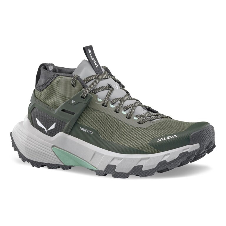 Salewa Pedroc 2 MID PTX Hiking Shoes (Speed Hiking, waterproof) dark green/grey ladies