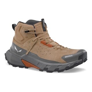 Salewa Pedroc 2 Leather MID PTX Hiking Shoes (Suede, Speed Hiking, Waterproof) brown/grey men's
