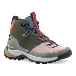 Salewa Puez 2 Mid Powertex Hiking Shoes (Trekking, waterproof, breathable) olive green/multi-coloured ladies