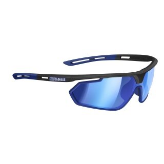 Salice sunglasses cycling glasses 018RW (Lens: Hydrophobic RW Blue) black/blue - 1 pair of glasses