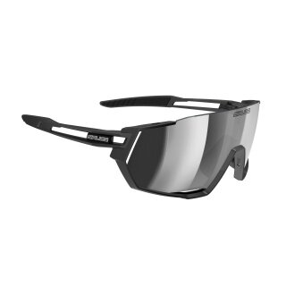 Salice sunglasses cycling glasses 029RW (Lens: Hydrophobic RW Silver) black/silver - 1 pair of glasses