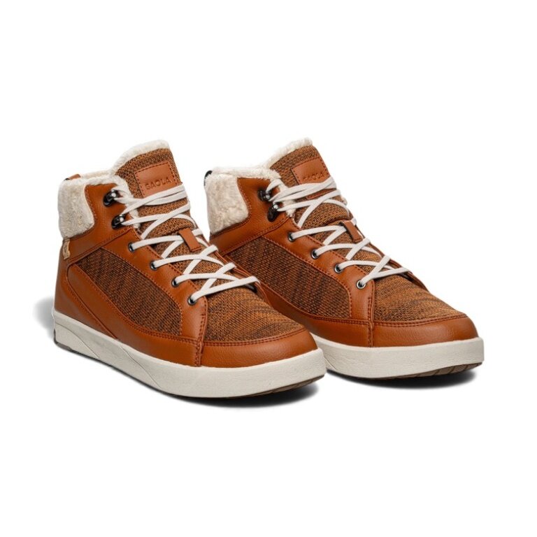 Saola Picchu Waterproof Winter Boots (Fleece Lining, Waterproof) Caramel Brown Ladies