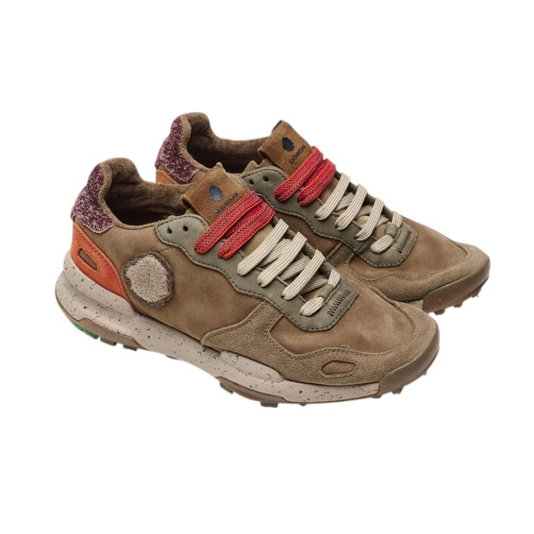 Satorisan Sneaker Chacrona Premium dark brown men's