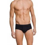 Schiesser Sports Brief Original Fine Rib with Fly Black Men