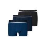 Schiesser Underwear Boxer Shorts 95/5 Web Waistband Blue/Black Men - 3 Pack
