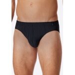Schiesser Supermini Long Life Soft Slip 174645 (Briefs) blue/black striped men's - 1 piece