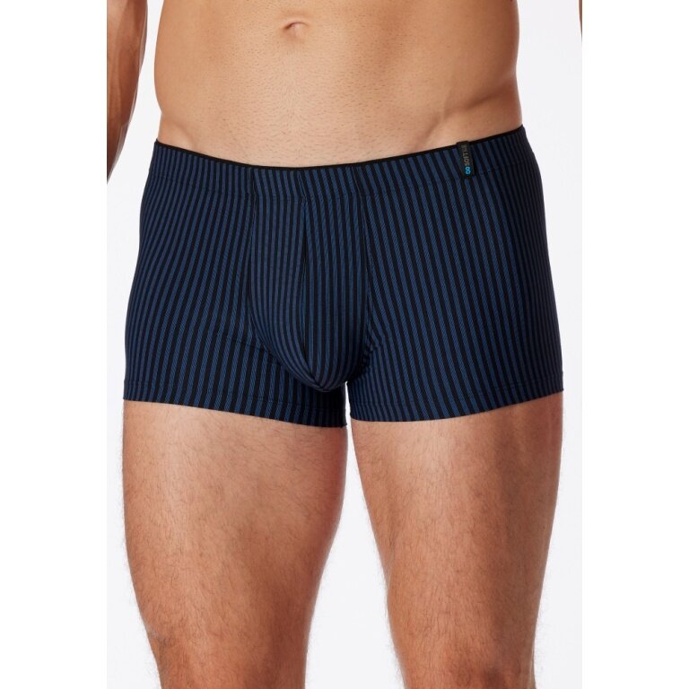 Schiesser Long Life Soft Boxershorts 174646 black/navy striped men's - 1 piece