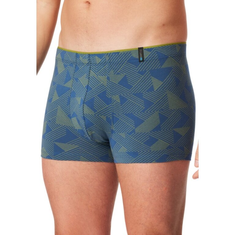 Schiesser Underwear Boxer Shorts Long Life Soft Shorts Modal patterned grass green - 1 piece
