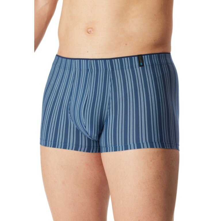 Schiesser Long Life Soft Boxershorts 183146 in atlantic blue striped for men - 1 piece