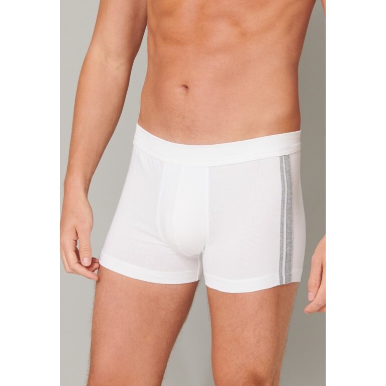 Schiesser Underwear Boxer Shorts 95/5 Stripes White Men - 3 Pieces