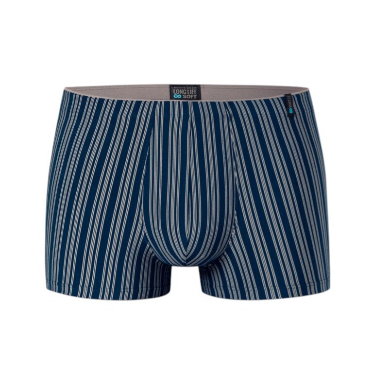 Schiesser Long Life Soft Boxershorts 183146 dark blue striped for men - 1 piece