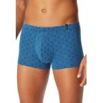 Schiesser Underwear Boxer Shorts Long Life Soft Shorts Modal Patterned Blue - 1 Piece