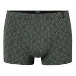 Schiesser Underwear Boxer Shorts Long Life Soft Shorts Modal patterned dark green - 1 piece