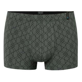 Schiesser Underwear Boxer Shorts Long Life Soft Shorts Modal patterned dark green - 1 piece