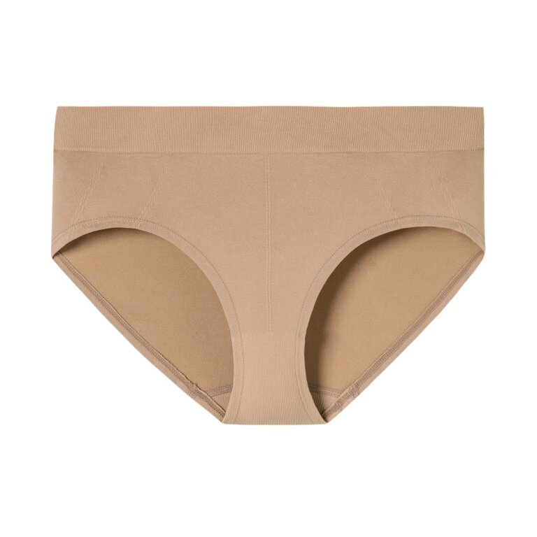 Schiesser Underwear Panty-Slip Casual Seamless sand brown Ladies - 1 piece