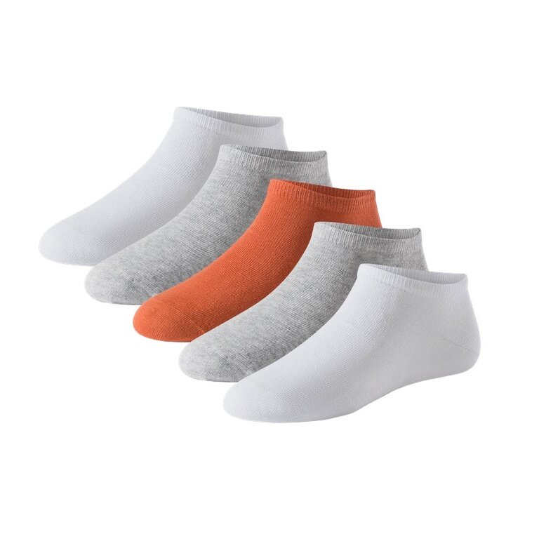 Schiesser Daily Socks Sneaker Stay Fresh White/Grey/Red Men - 5 Pairs