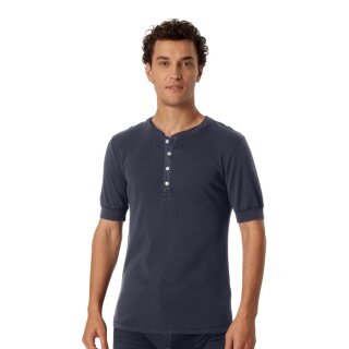 Schiesser Leisure T-shirt Revival Karl-Heinz Short Sleeve Graphite Grey Men's