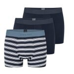 Schiesser Underwear Boxer Shorts 95/5 Woven Elastic Waistband 912 Multicoloured Striped Men's - 3 Pieces