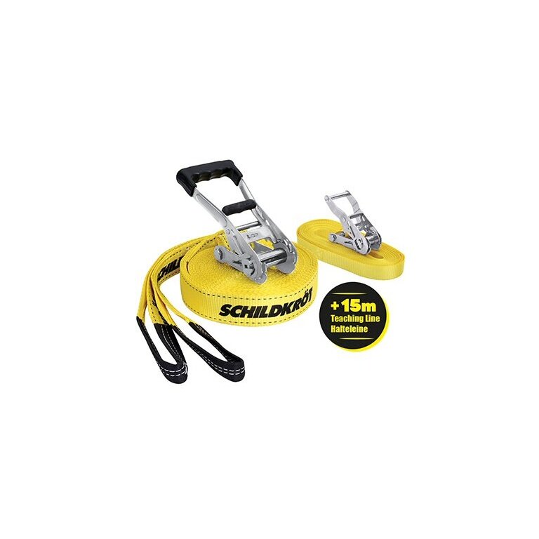 Schildkröt Slackline Classic 15m (including free Teaching Line) - 1 Set