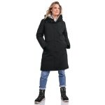 Schöffel Winter Down Coat Down Parka Canterbury (4-way stretch, very warm, waterproof) black Women