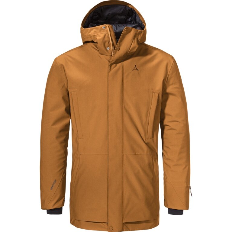 Schöffel Winter Parka Urban Insulated Style Crivat Parka (waterproof, 2-way stretch) caramel brown men's