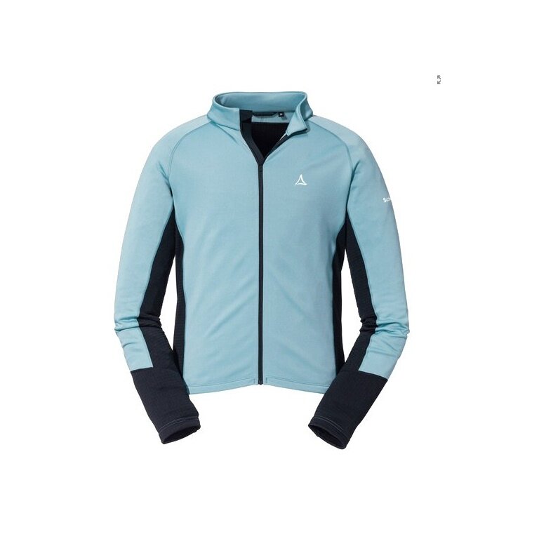 Schöffel Bike Long Sleeve Shirt Piambello Full-Zip (maximum freedom of movement) light blue Men