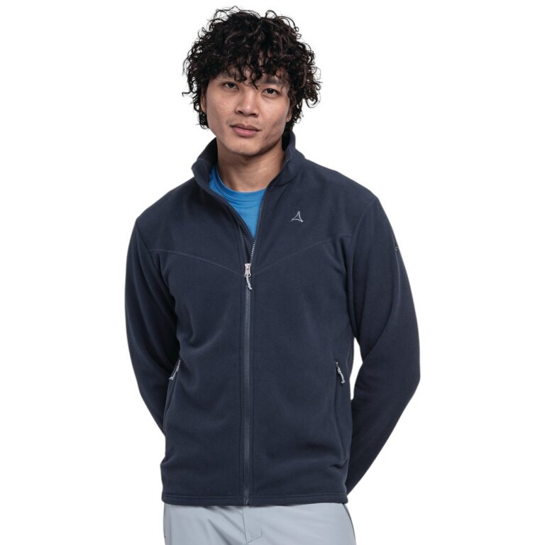 Schöffel Fleece Jacket Hiking Style Qutang MNS (warm, functional recycled polyester) navy blue men's