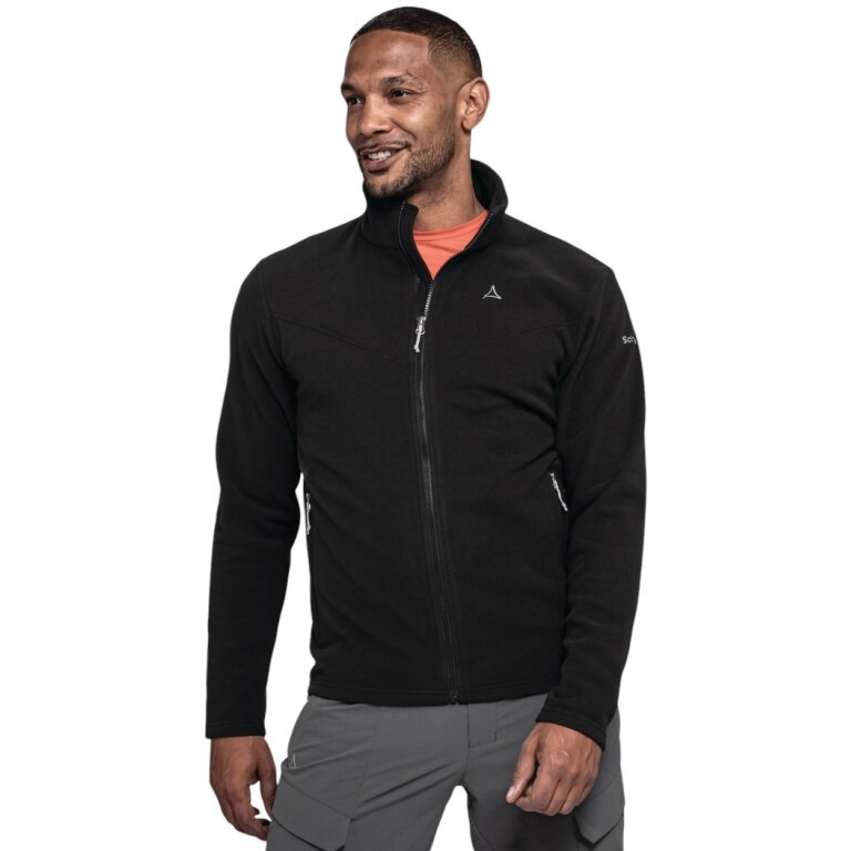 Schöffel Fleece Jacket Hiking Style Qutang MNS (warm, functional recycled polyester) black men's