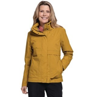 Schöffel All-Season Jacket Bellagio L (2.5-layer, waterproof, high breathability) gold/yellow ladies