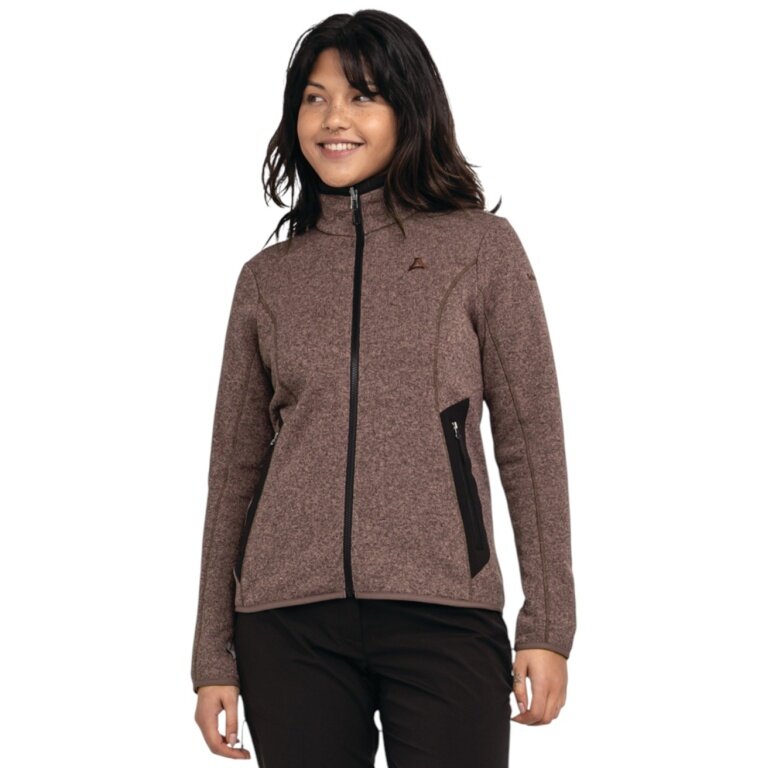 Schöffel Fleece Jacket Hiking Circ Style Yew (warm, high moisture transport) dark pink ladies