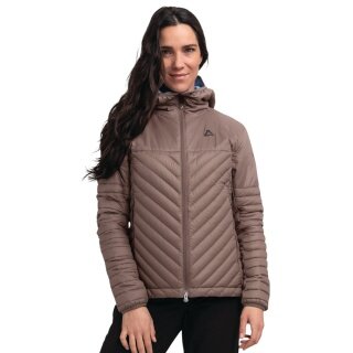 Schöffel Winter Down Jacket Hiking Down Style Cascata (windproof, warming thanks to down filling) plum violet ladies