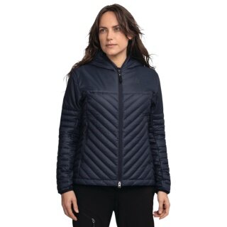 Schöffel Winter Down Jacket Hiking Down Style Cascata (windproof, warming thanks to down filling) navy blue ladies