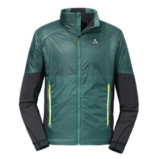 Schöffel Hybrid Jacket Cima Mede (optimal wearing comfort, water-repellent) green/blue Men