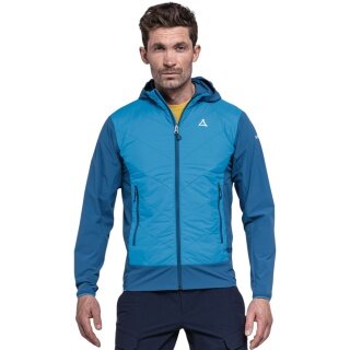 Schöffel Hybrid Jacket Hiking Style Blaueis MNS (warm PrimaLoft® insulation, with hood) blue men's